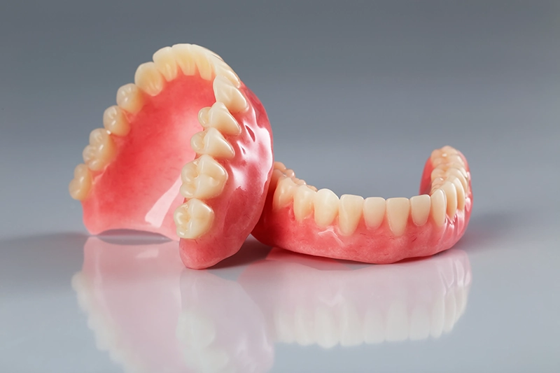Custom denture prosthetics